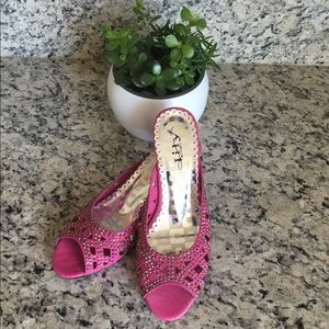 Lily Women Pink and Silver Shoes/Heels